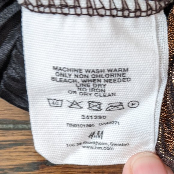 H&M Halter Tank Top Shimmery Size Small - Picture 8 of 10